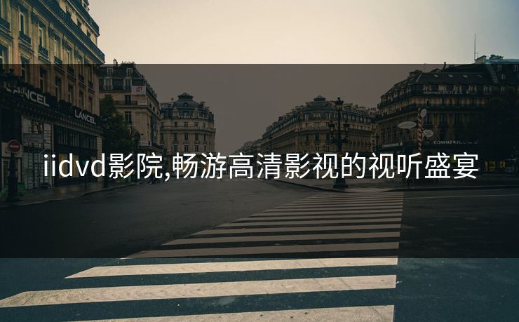 iidvd影院,畅游高清影视的视听盛宴